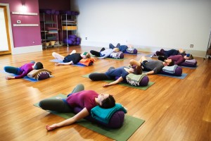 Supta Baddha Konasana: Lying Down Bound Angle